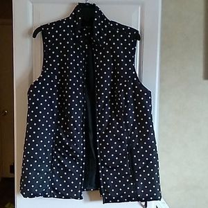 Polka dotted vest